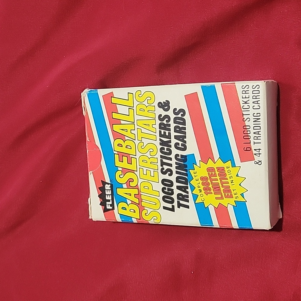 1988 Fleer Baseball Superstars Complete Baseball Card Set